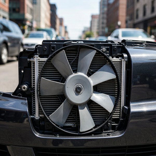 radiator fan operating during traffic