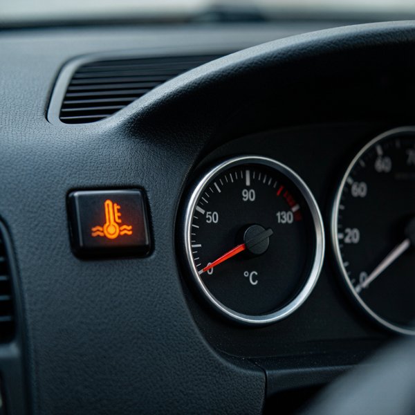 engine temperature warning dashboard