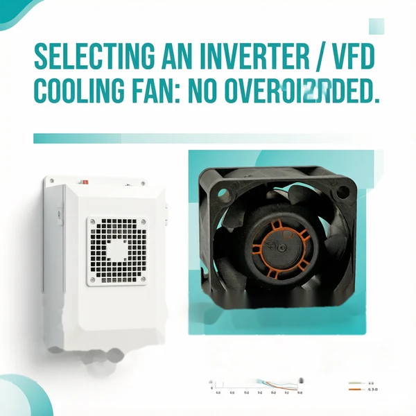 How to Select a DC Fan for an Inverter Without Oversizing It