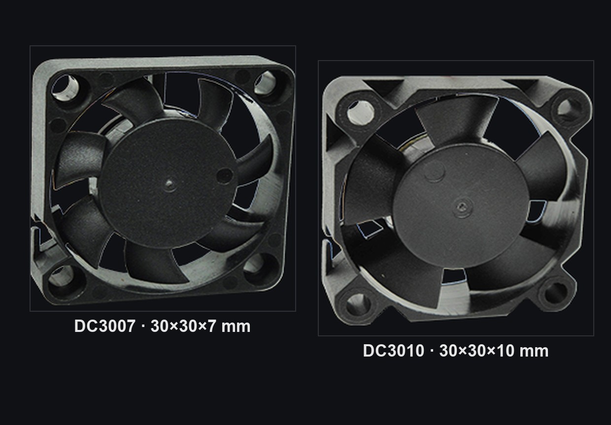 30mm DC Cooling Fans for Compact Electronics: Pressure, Size and Integration