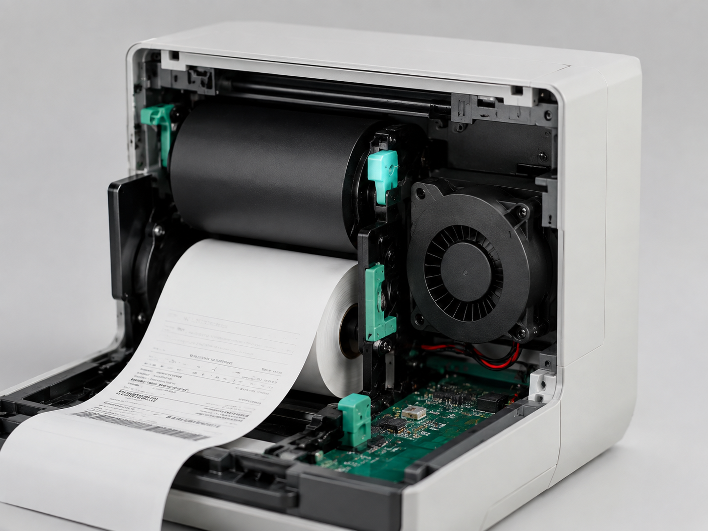 DC7530 75mm blower fan for desktop equipment DC7530 75mm blower fan application in desktop equipment
